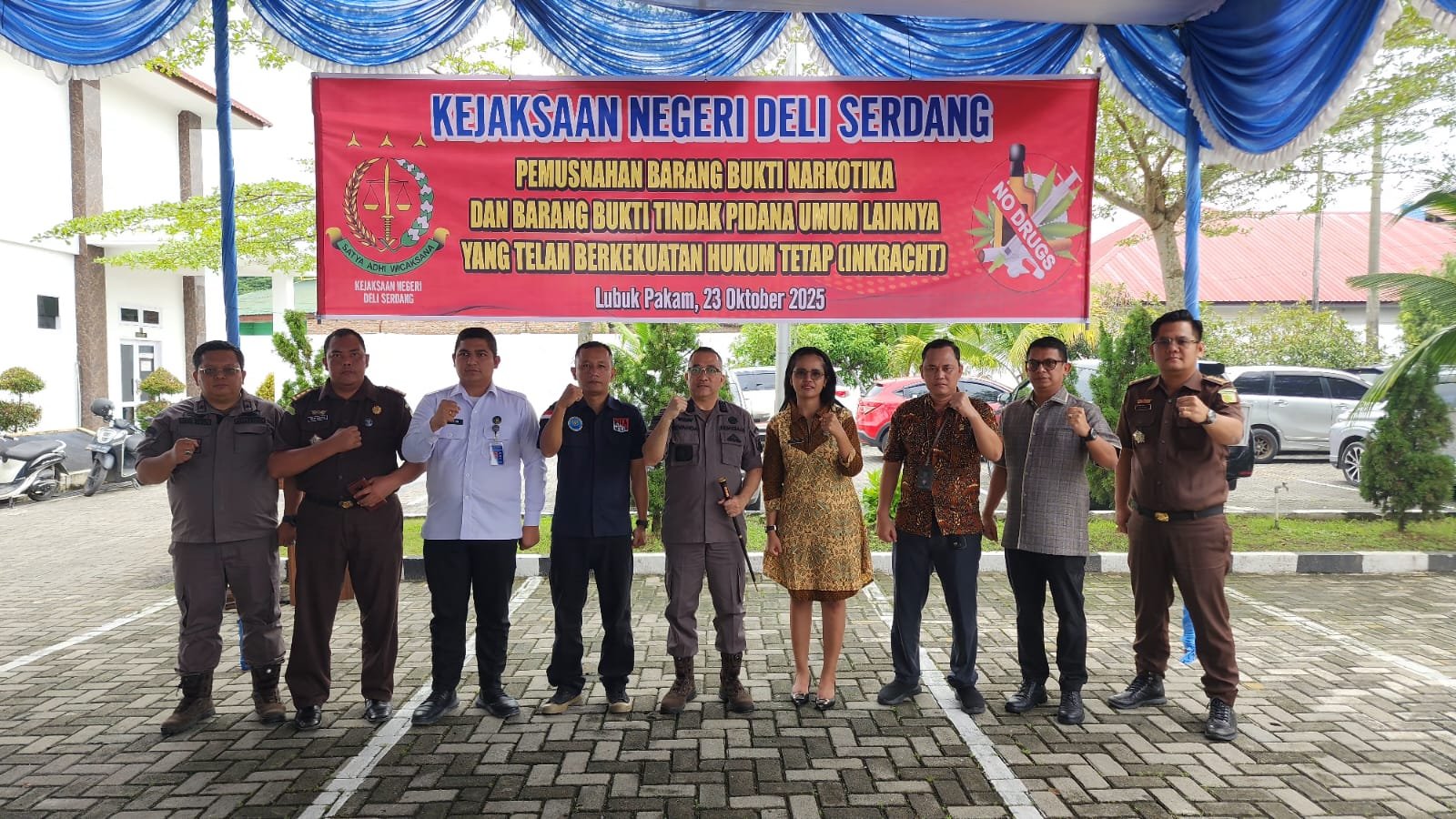 kejaksa Negeri Deli serdang Melaksankan Pemusnaan Barang BuktinYang Sudah Inkracht