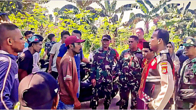 “Pemalangan Jalan Ambon–Liang Lumpuhkan Akses Vital, Aparat TNI–Polri Bergerak Cepat Redam Potensi Konflik”