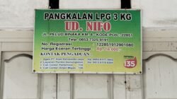 Gas LPG 3 kg di PANGKALAN “UD NIFO” dijual seharga 20 rb/Tabung