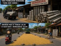 Pengguna Jalan Keluhkan Aktivitas yang Mengganggu di Jalan Poros Tambelangan–Banyuates