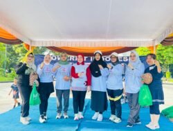 Senam Bersama Fatayat NU KotaPalembang dengan Tema “FatayatNU Bergerak, Berdaya, Berdampakuntuk Kota Palembang