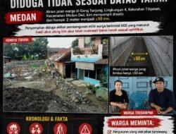 Warga Titipan Menjerit: Akses Jalan Dirampas Tembok, Diduga Tidak Sesuai Batas Tanah