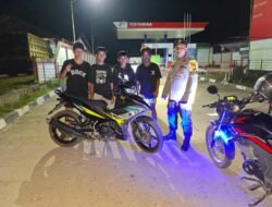 Patroli Malam Polsek Meliau Jaga keamanan dan ketertiban masyarakat diwilayah Meliau