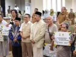 Program Penyaluran 5 Program BAZNAS Kota Palembang dalam rangka Hari Jadi Kota Palembang ke-1343