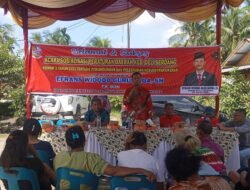 Efrans Widodo Gurusinga.SH mengunjungi wilayah kerjanya.Sabtu 27 Juni 2026