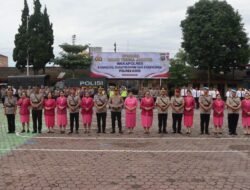 AKBP Pebriandi Haloho Pimpin Sertijab Empat Pejabat Utama Polres Karo