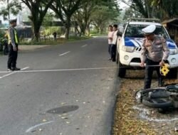 Hendak Pindah Jalur, Ibu dan Dua Anak di Lubuklinggau Ditabrak Bus Gumarang Jaya