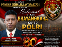 Pimpinan Redaksi JejakKejahatan.web.id Menyampaikan Ucapan Selamat Hari Bhayangkara ke-80 Polri