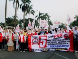 Hari Ketiga Demo di PT Indonesia Epson Industry, FSPGI Tolak PHK dan Dugaan Union Busting
