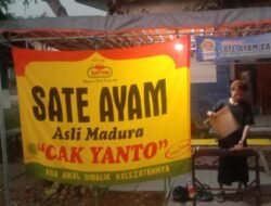 Sate Cak Yanto Hadir di Depan Puskesmas Tambelangan, Sajikan Rasa Khas Madura yang Terjangkau
