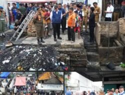 Wali Kota Lubuk Linggau Tinjau Lokasi Kebakaran di Kelurahan Jawa Kanan SS‎