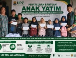 UPZ Desa Karangsuwung Salurkan Bantuan untuk Anak Yatim, Luncurkan Program Kupon Infak Berkelanjutan Kab Cirebon