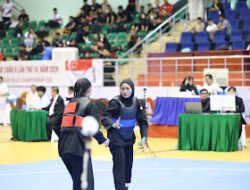 Atlet Silat Way Kanan Riski Enjel Pinata Raih Medali Perunggu di Kejuaraan Asia 2026 Vietnam