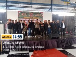 Pelantikan Pengurus Ormas GRIB JAYA Simpang Empat.