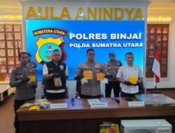 Dalam 1 Bulan, Polres Binjai Ungkap 16 Kasus  Narkoba, 20 Tersangka Ditangkap