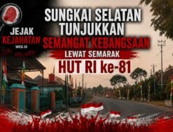 Sungkai Selatan Tunjukkan Semangat Kebangsaan, Lewat Semarak HUT RI ke-81