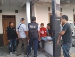 Respon cepat Sat Reskrim Polres Rembang dalam penanganan pengrusakan pagar rumah.