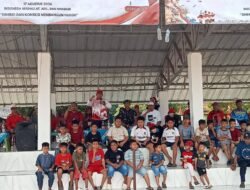 MERIAHNYA! Camat Negara Batin Buka Turnamen Sepak Bola Piala Bergilir, Rangkaian HUT RI ke-81 — 16 Tim Siap Bersaing
