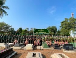 Kenang Jasa Pahlawan, Kodim 0427/Way Kanan Gelar Ziarah Rombongan Sambut HUT ke-1 Kodam XXI/Radin Inten
